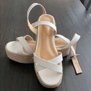 White Platform Sandals